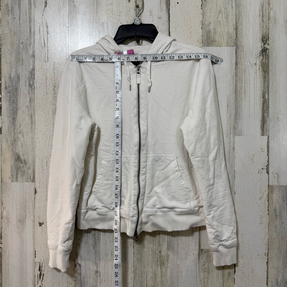 GAP Classic White Hoodie with Zip - Picture 4 of 10